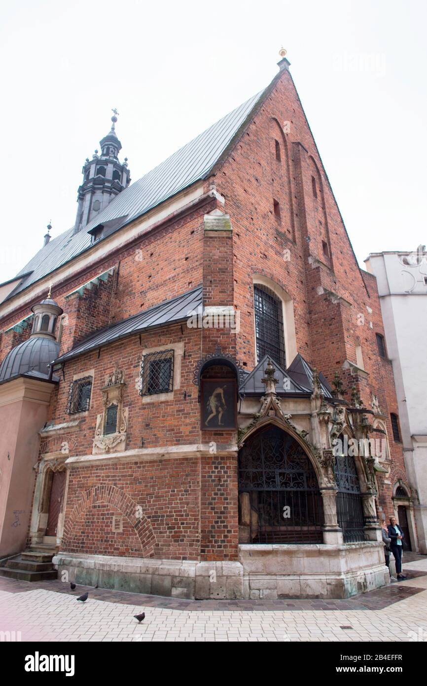 Kirche St. Barbara, Altstadt Krakaus, Polen Stockfoto