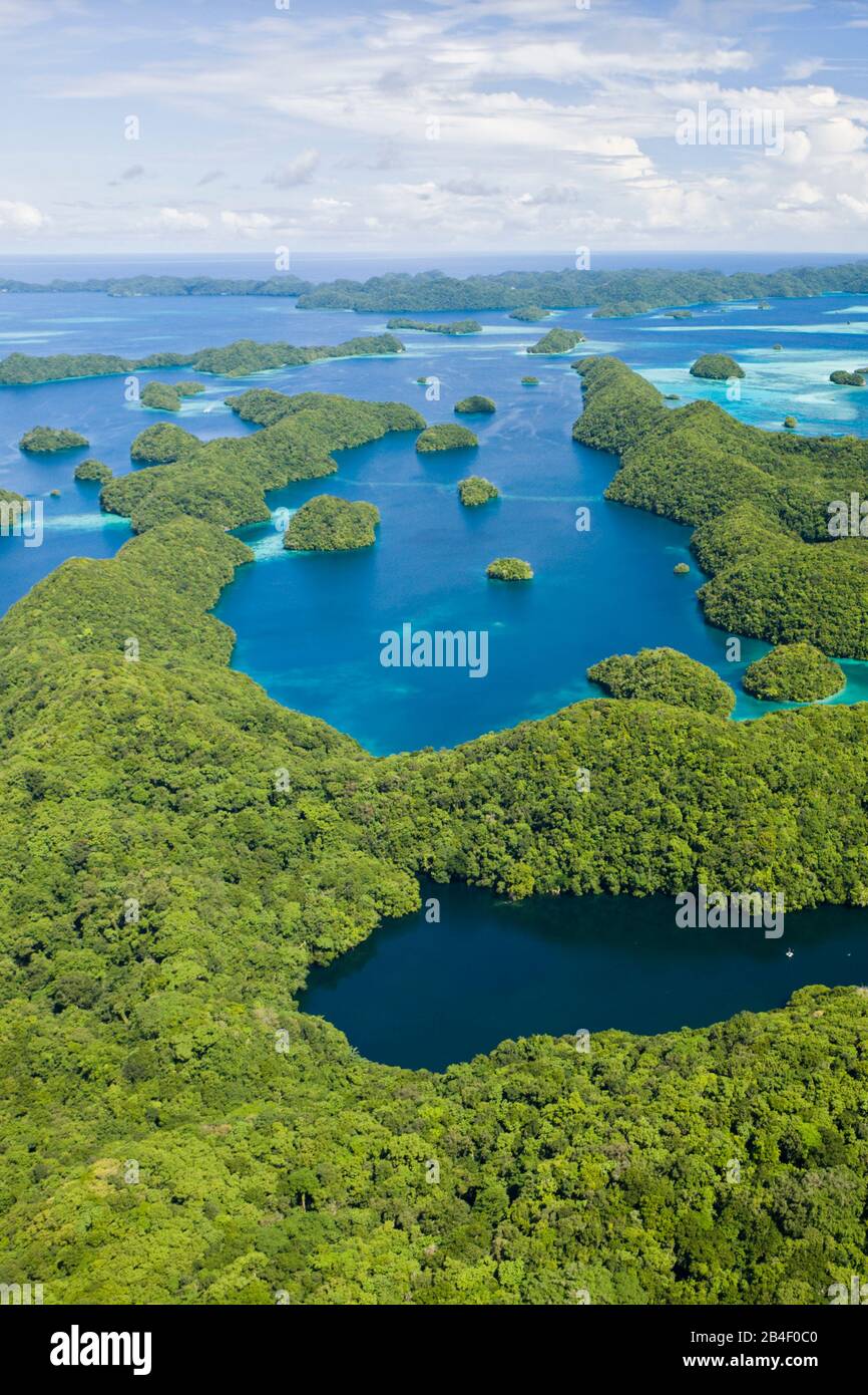 Rock Inseln von Palau, Pazifik, Mikronesien, Palau Stockfoto