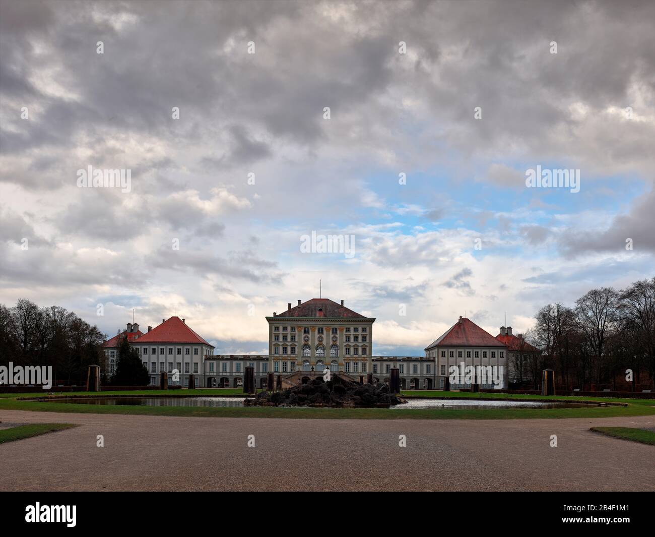 Schloss Nymphenburg, München, Oberbayern, Bayern, Deutschland Stockfoto