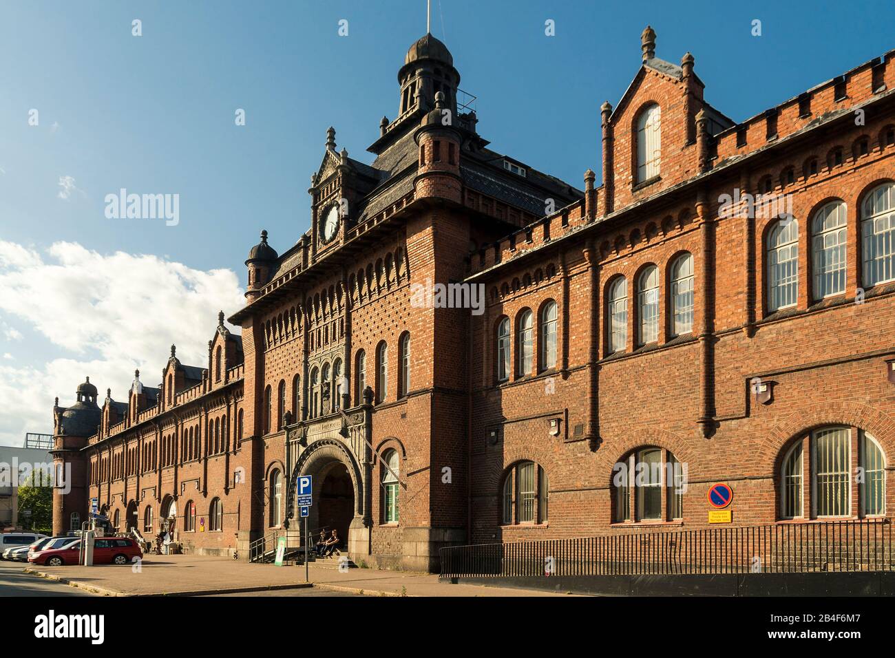 Helsinki, historisches Zollhaus im Abendlicht Stockfoto