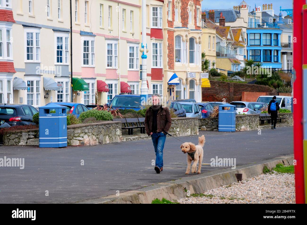 Weymouth. März 2020. Wetter in Großbritannien. Die Menschen beginnen das Wochenende früh, wenn Sonnenschein in die Stadt zurückkehrt. Kredit: Stuart frettwell/Alamy Live News Stockfoto