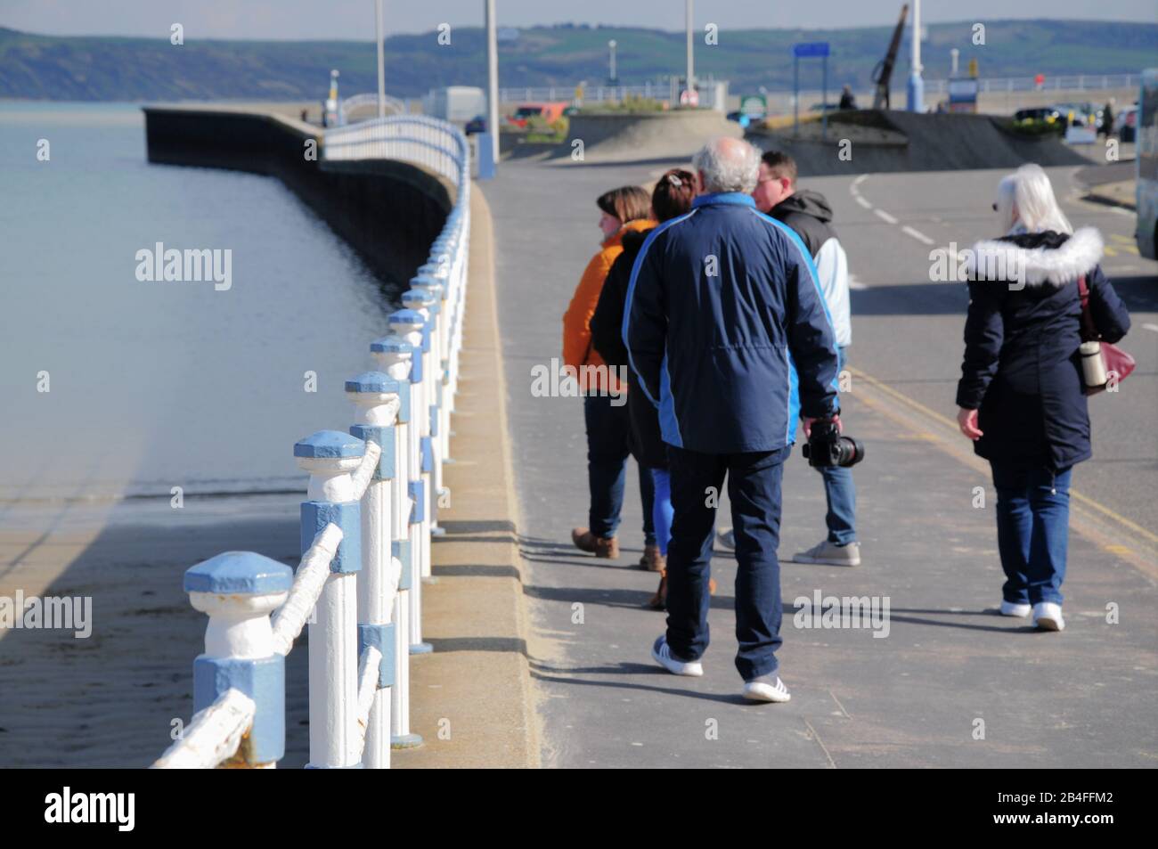 Weymouth. März 2020. Wetter in Großbritannien. Die Menschen beginnen das Wochenende früh, wenn Sonnenschein in die Stadt zurückkehrt. Kredit: Stuart frettwell/Alamy Live News Stockfoto