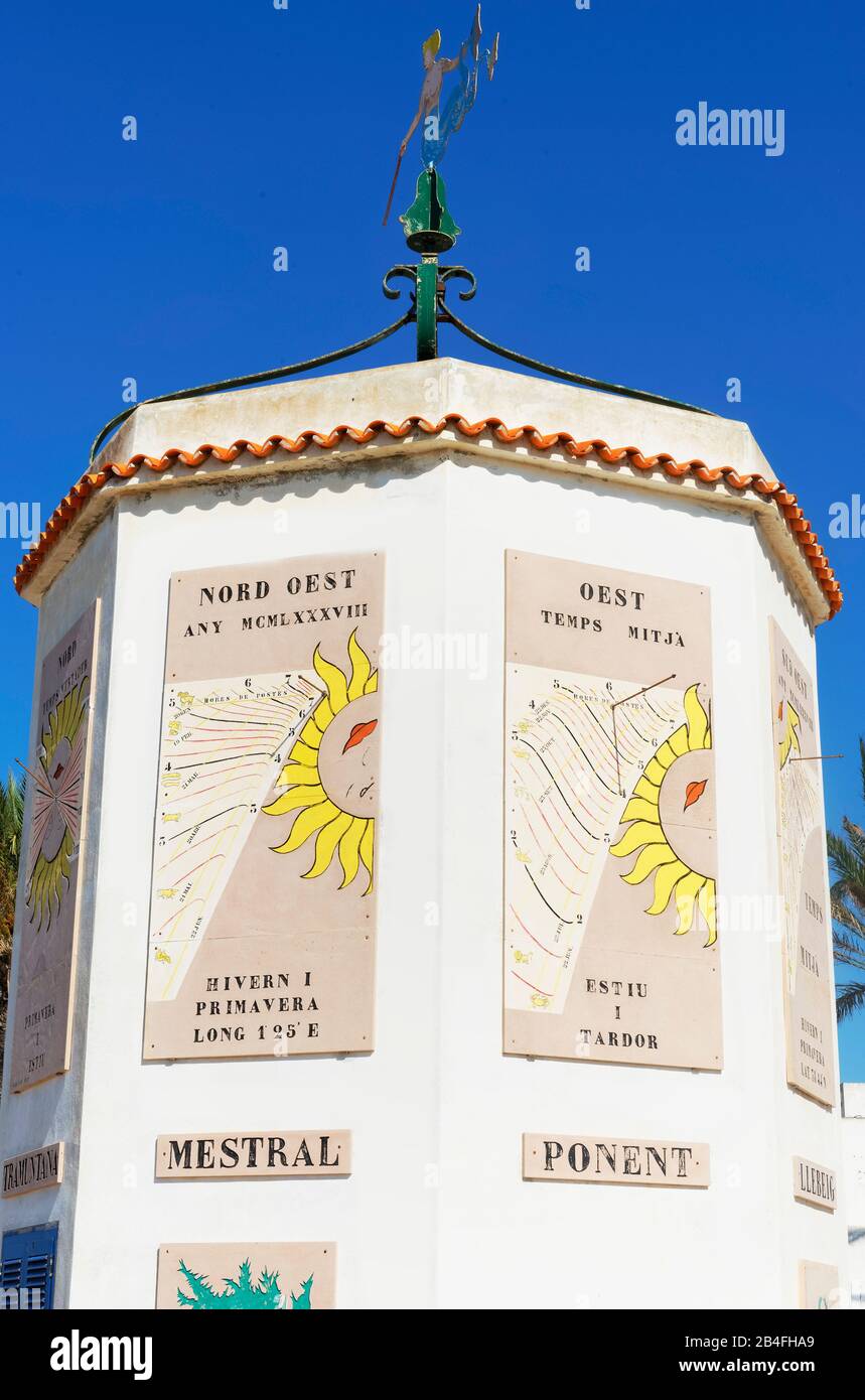 Passatwinde Denkmal, Formentera, Balearen, Spanien Stockfoto