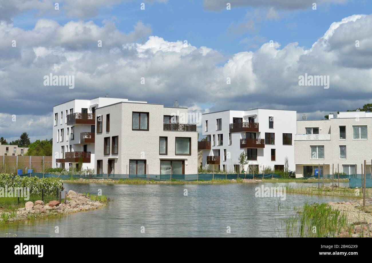 Wohnungssiedlung "5 Morgen", Clayallee, Dahlem, Berlin, Deutschland Stockfoto