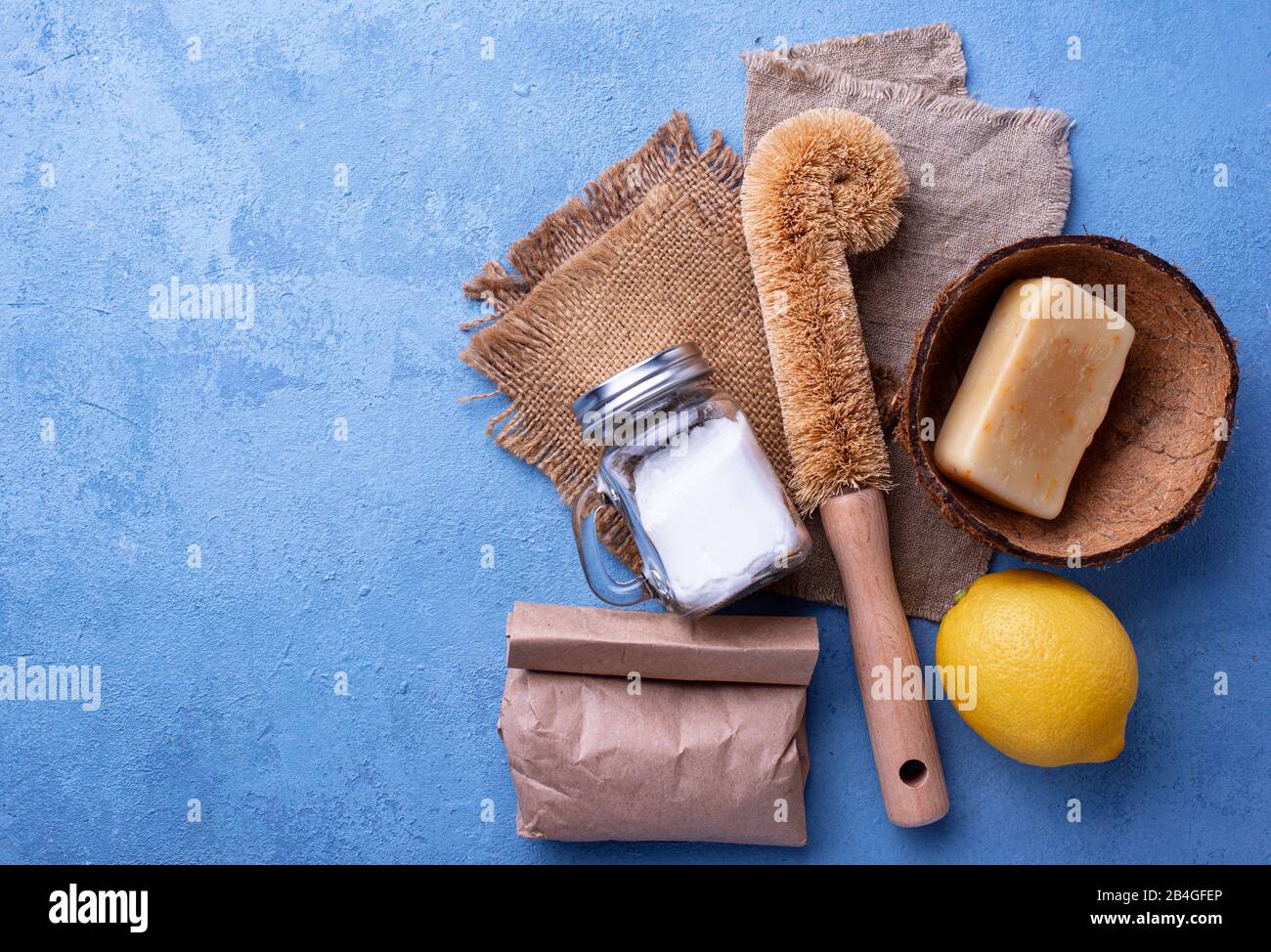 Kein Abfall natürliches Zubehör für die Reinigung Stockfoto