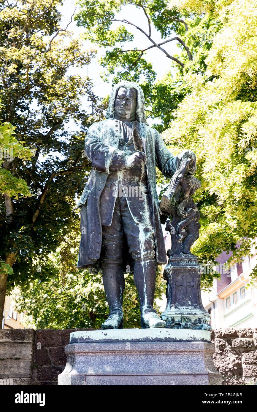 Denkmal, Johann Sebastian Bach, Museum, Bachhaus, historisch, Eisenach, Thüringen, Deutschland, Europa, Stockfoto Denkmal, Johann Sebastian Bach, Museum, Bachhaus, historisch, Eisenach, Thüringen, Deutschland, Europa, Stockfoto