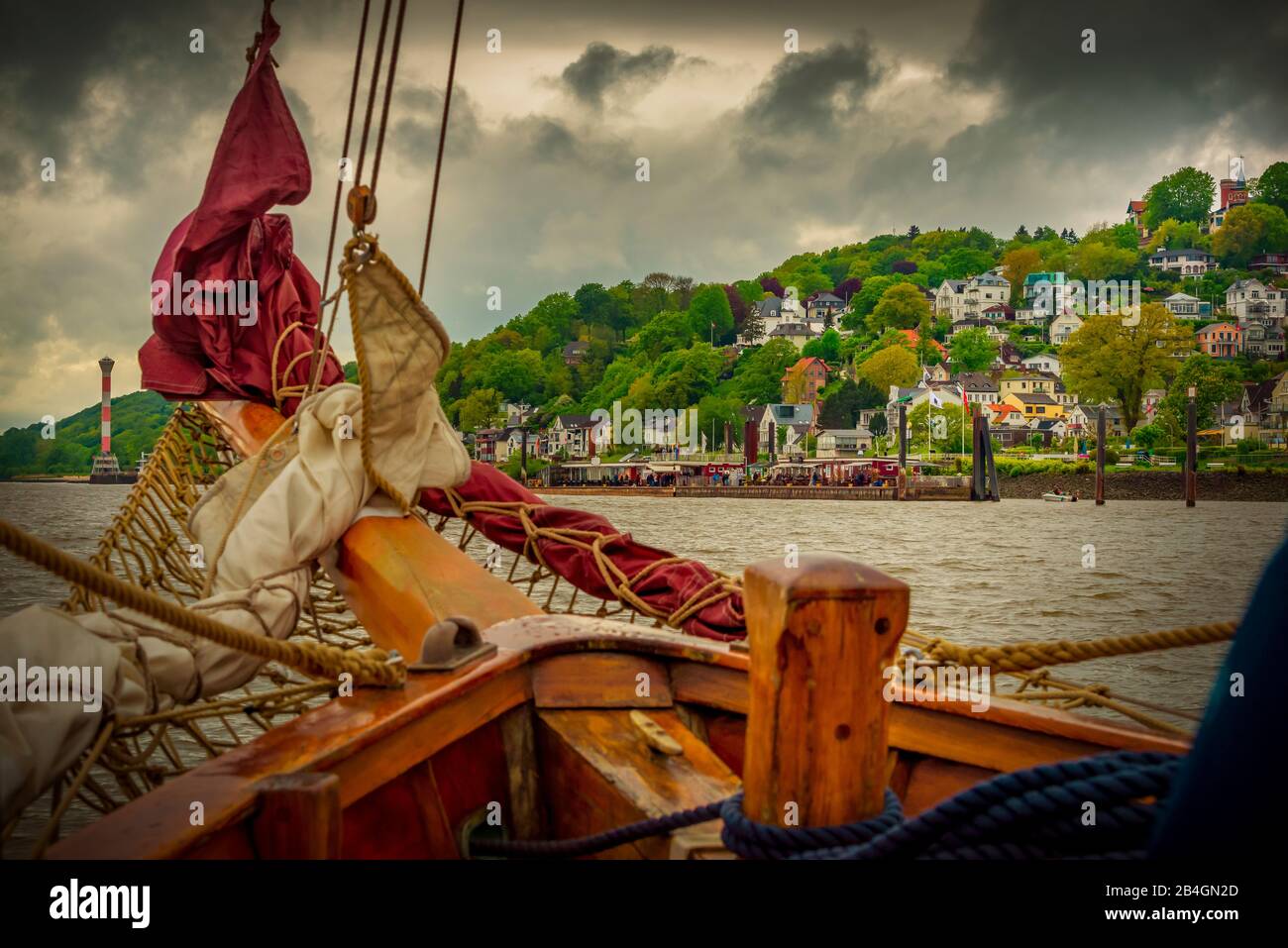 Deutschland, Hamburg, Elbe, Hafen, Hafengeburtstag, Einlaufparade Stockfoto