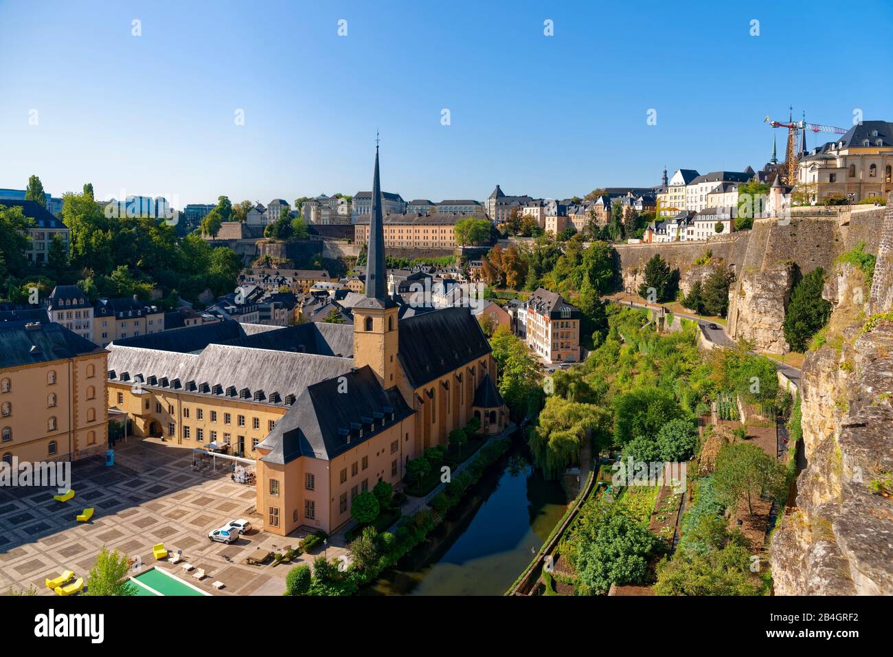 Luxemburg, Kasematten, Luxemburg-Stadt Stockfoto