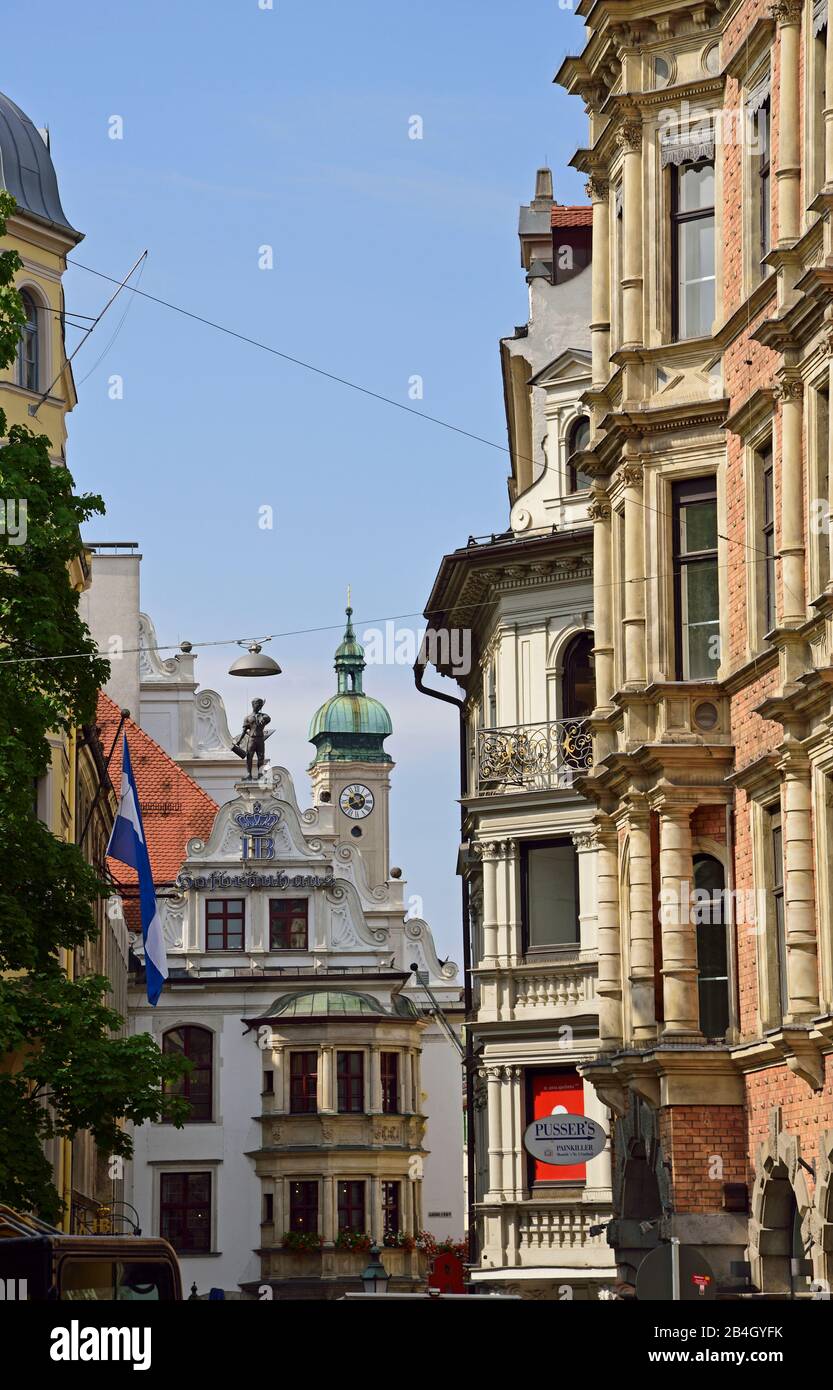 Europa, Deutschland, Bayern, Stadt München, Altstadt, Hofbräuhaus am Platzl, Stockfoto