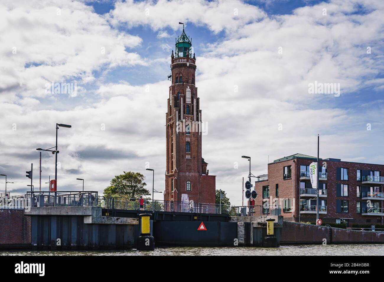 Leuchtturm, Oberfeuer, Bremerhaven, Deutschland, Europa Stockfoto