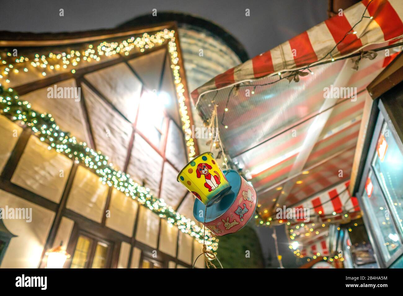 Handwerkerhof: Weihnachtsmarkt Nürnberg Stockfoto