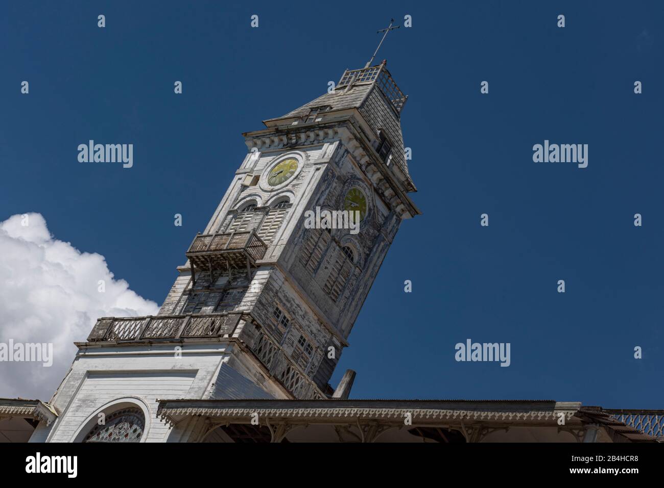 Destination Tansania, Insel Sansibar: Impressionen aus Stone Town. Haus der Wunder, Sansibars erstes Gebäude mit Strom und einem Aufzug. Stockfoto