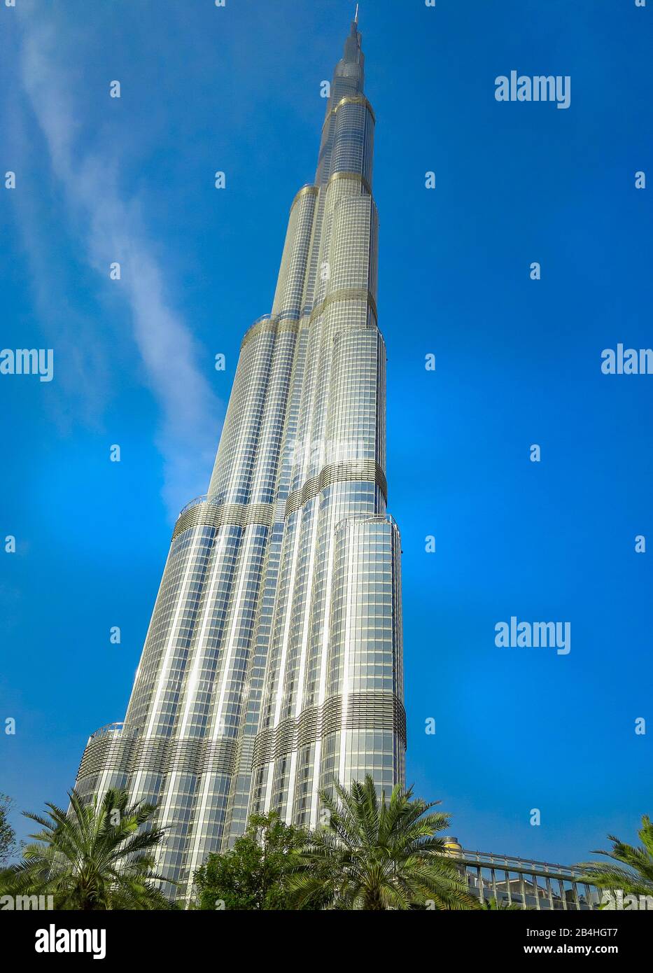 Dubai, VAE, Emaar Square, Burj Khalifa, Dubai Stockfoto
