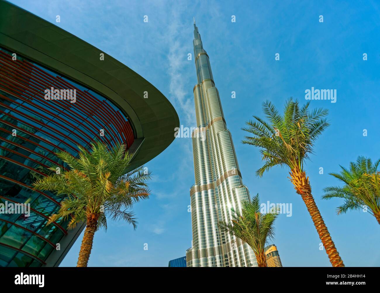 Dubai, VAE, Emaar Square, Opera, Dubai Stockfoto