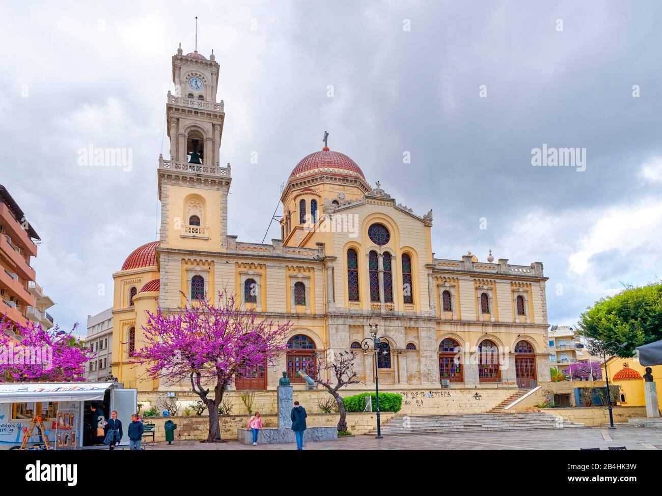 Crete, Kathedrale Von Hl. Minas, Heraklion, Griechenland Stockfoto