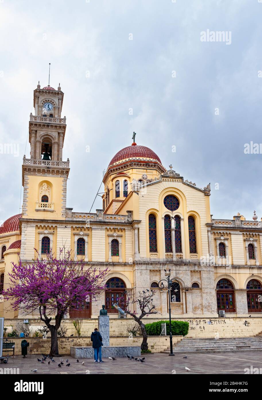 Crete, Kathedrale Von Hl. Minas, Heraklion, Griechenland Stockfoto