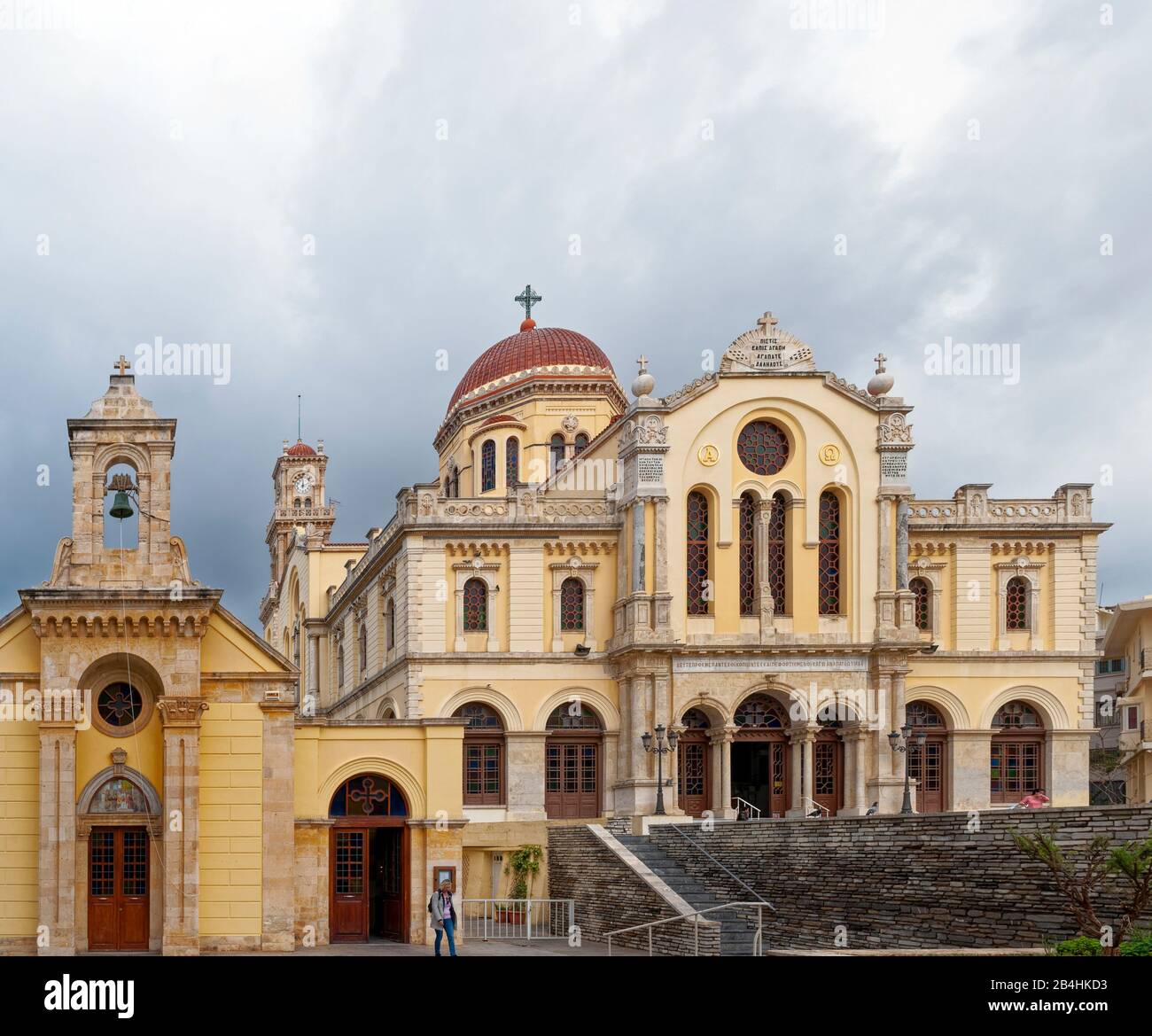 Crete, Kathedrale Von Hl. Minas, Heraklion, Griechenland Stockfoto