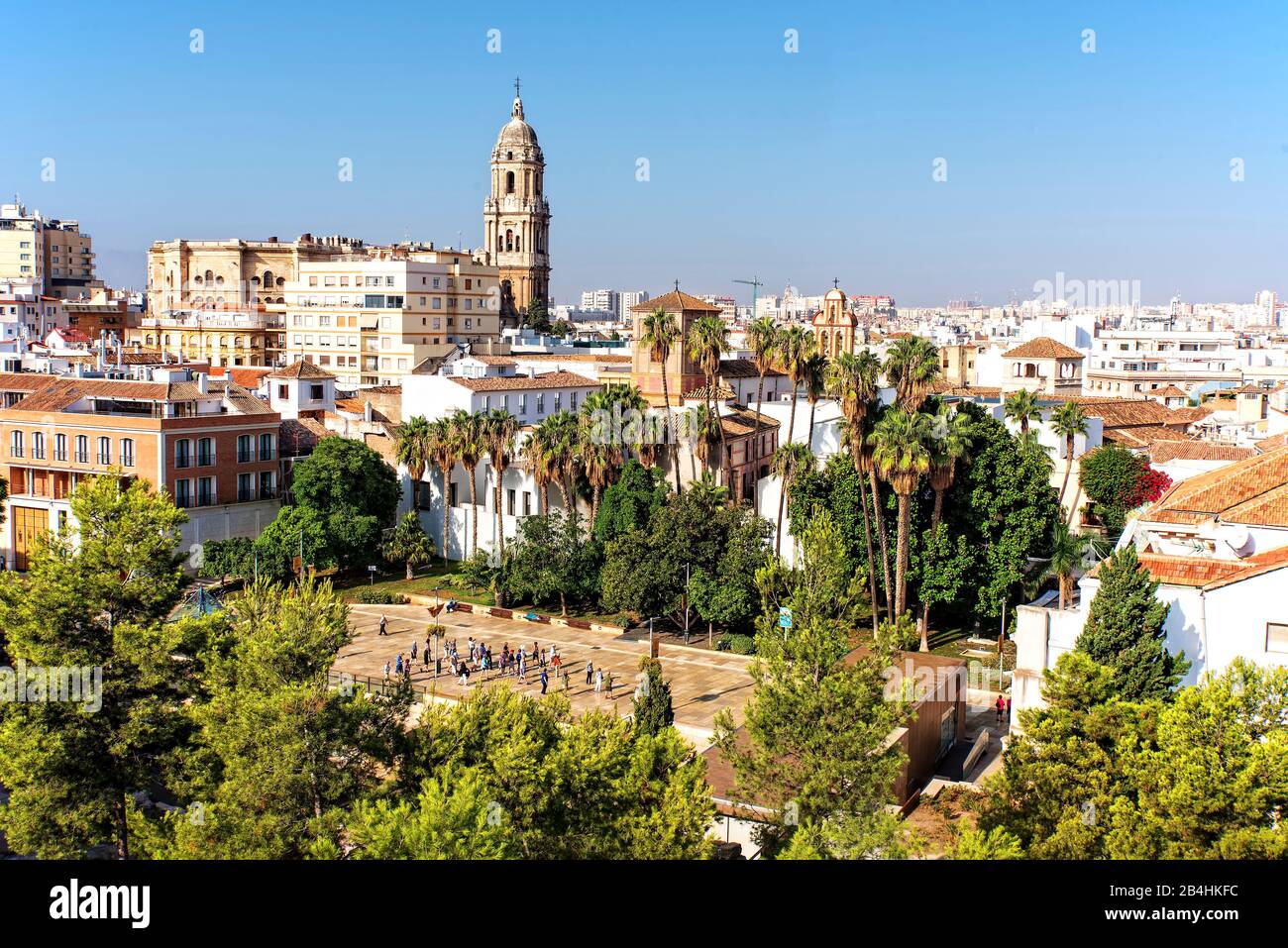 Kathedrale in Málaga Andalucia Stockfoto