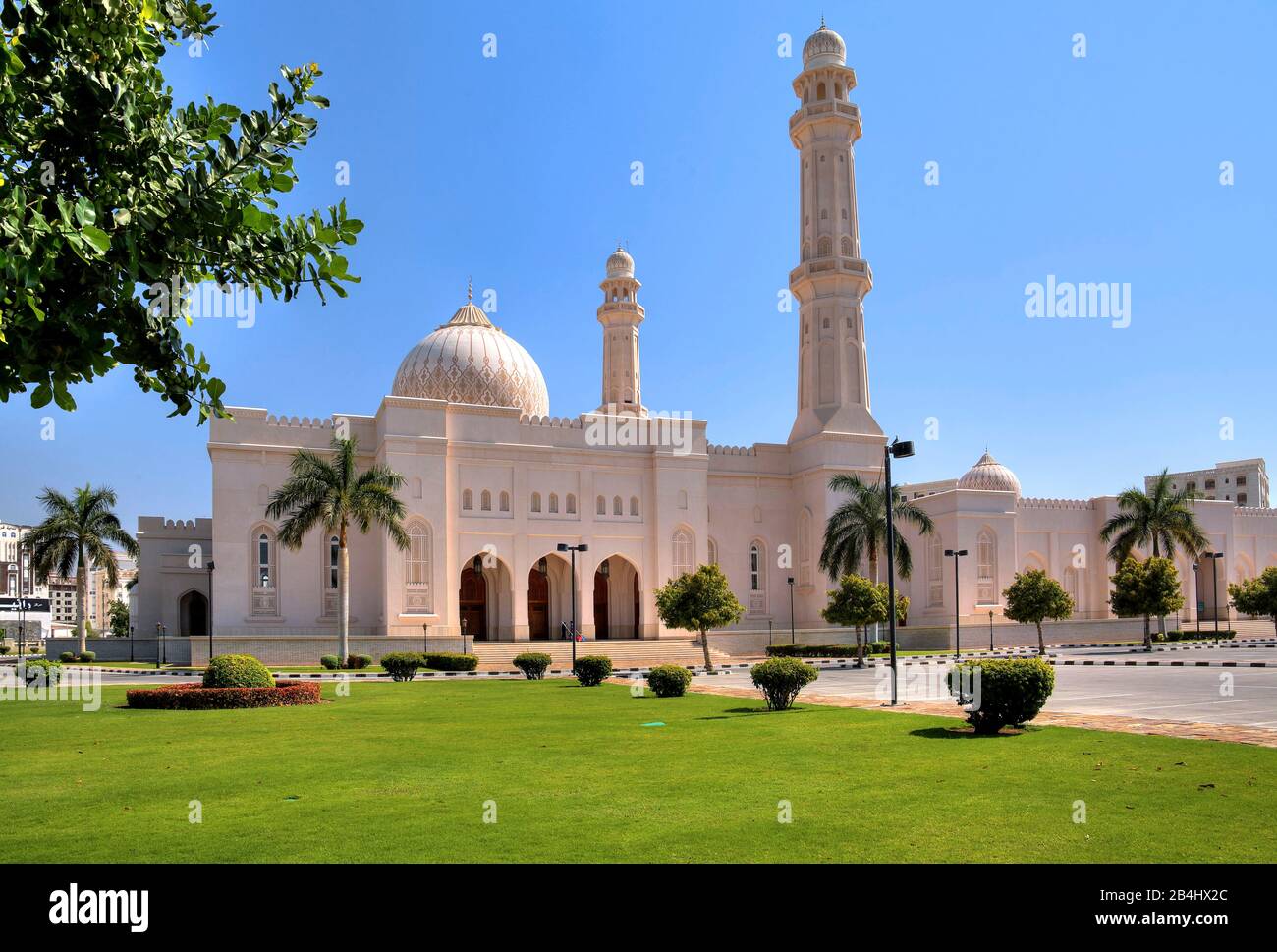 Sultan-Qaboos-Moschee, Salalah, Arabisches Meer, Oman Stockfoto