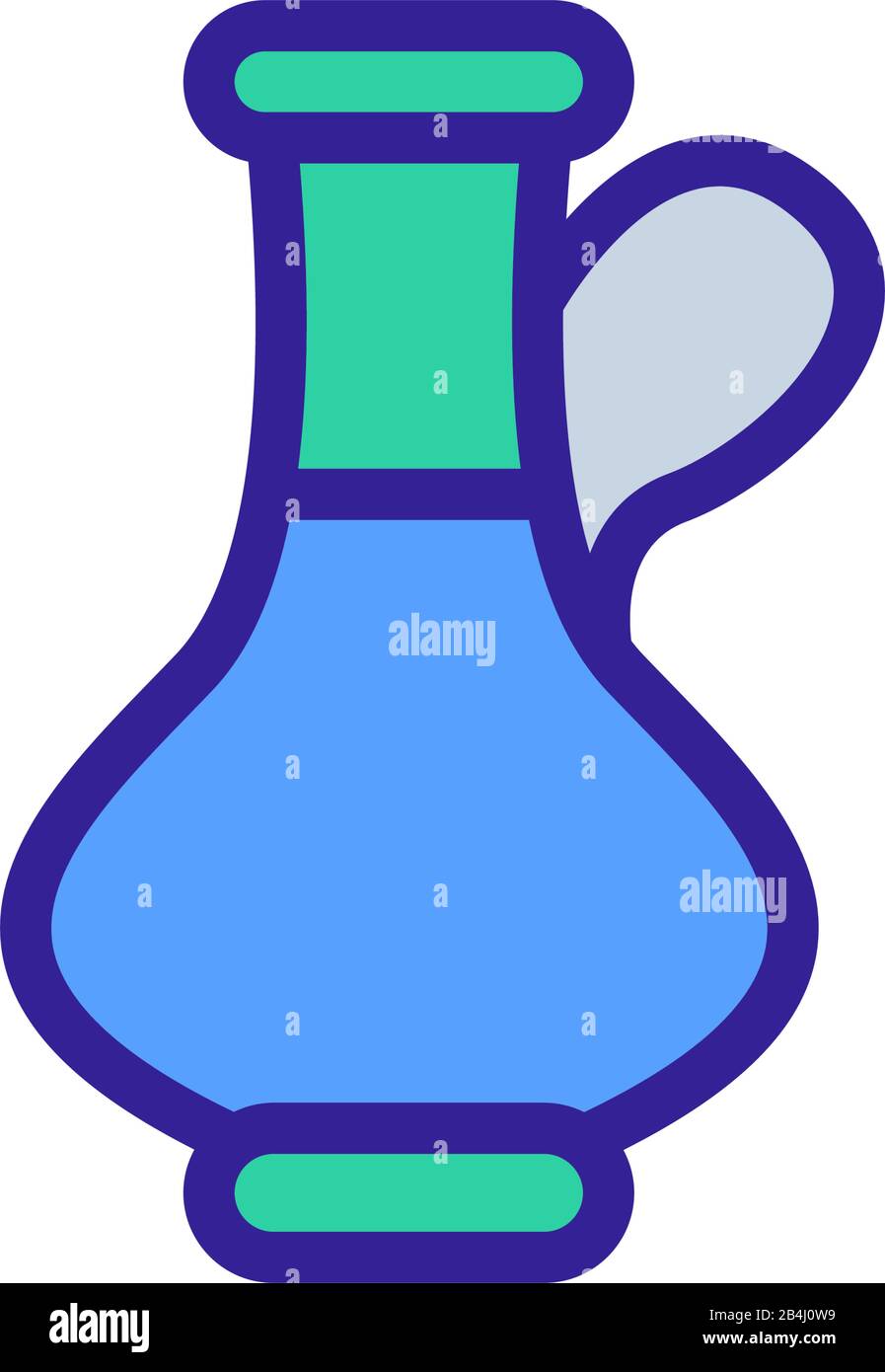 Vektor des Ölsymbols. Abbildung der isolierten Kontursymbole Stock Vektor