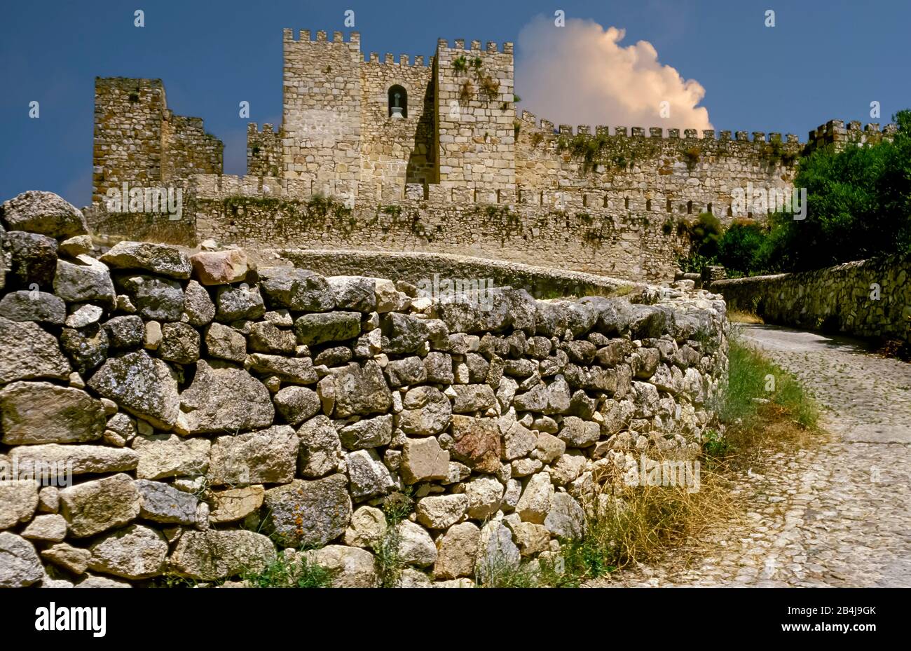 Die Burg, Trujillo (Caceres) Spanien, Stockfoto