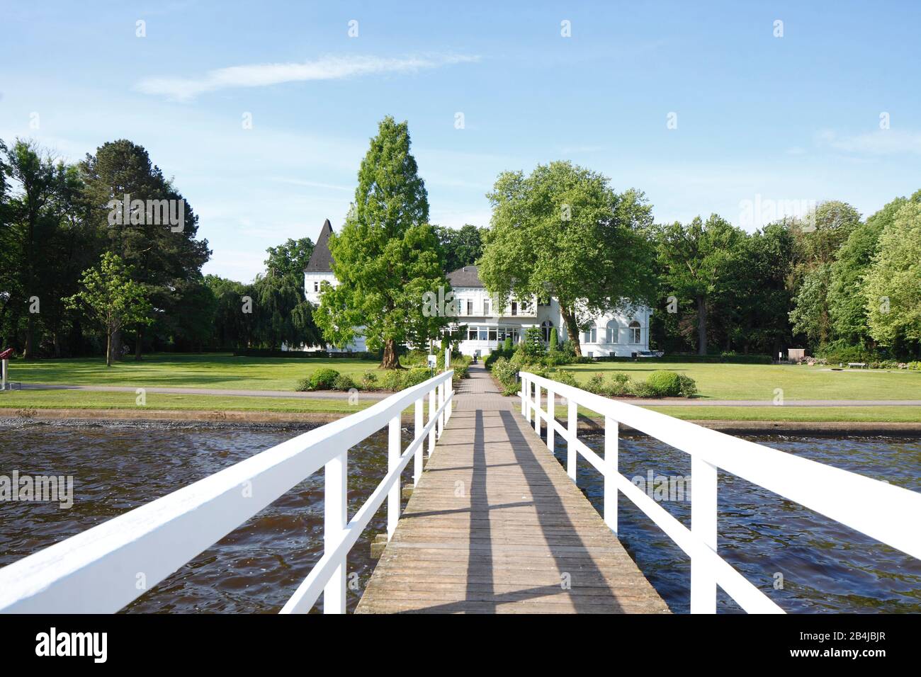 Altes Kurhaus, Bad Zwischenahn, Niedersachsen, Deutschland, Europa Stockfoto