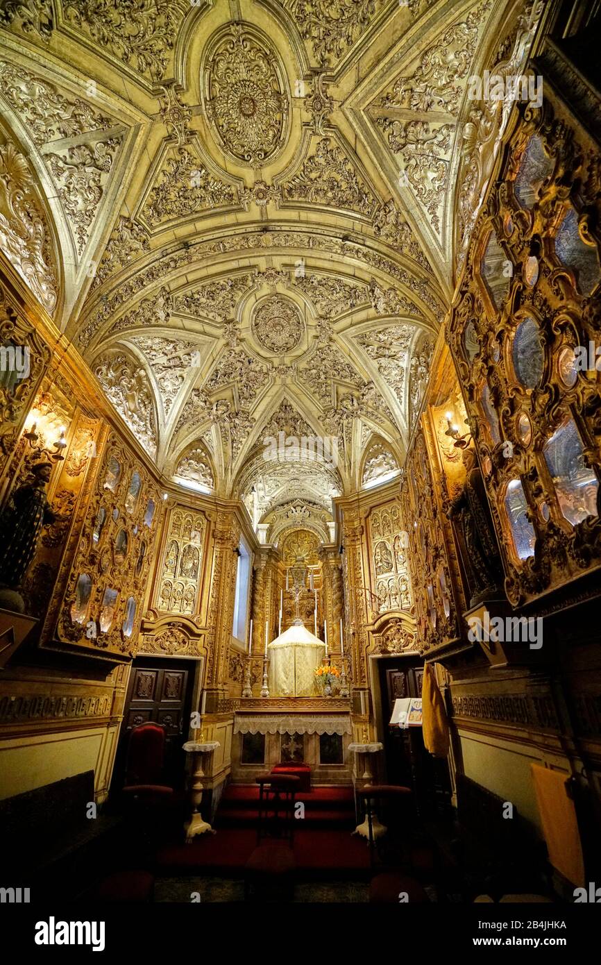 Europa, Portugal, Region Alentejo, Evora, Catedral da Se, Cathedral Se, Evora Cathedral, Inside Stockfoto