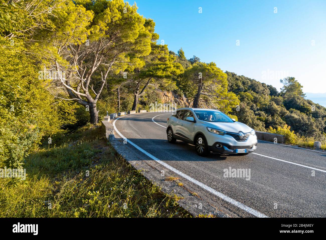 Küstenstraße, opatija riviera, Kvarner Bucht, adria, Kroatien Stockfoto