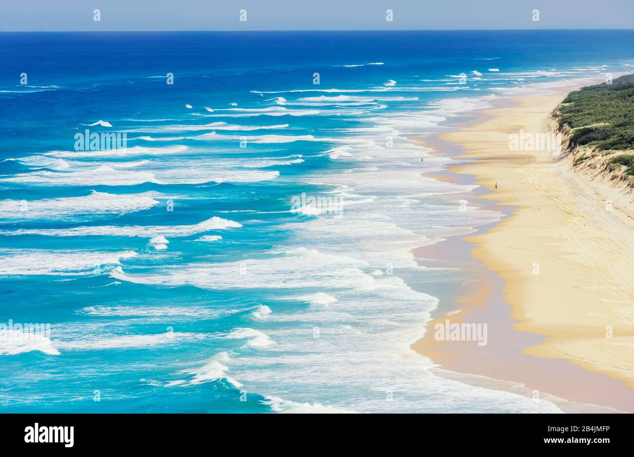 75 Mile Beach, Fraser Island, Queensland, Australien Stockfoto