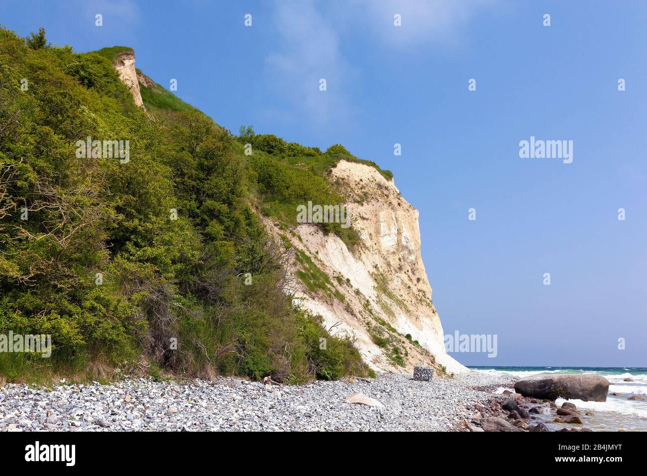 Rügen, Kap Arkona, Steilküste, Strand, Kreidefelsen Stockfoto