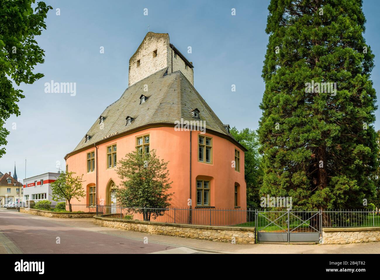 Schloss Windeck in Heidesheim bei Mainz, Stockfoto Schloss Windeck in Heidesheim bei Mainz, Stockfoto