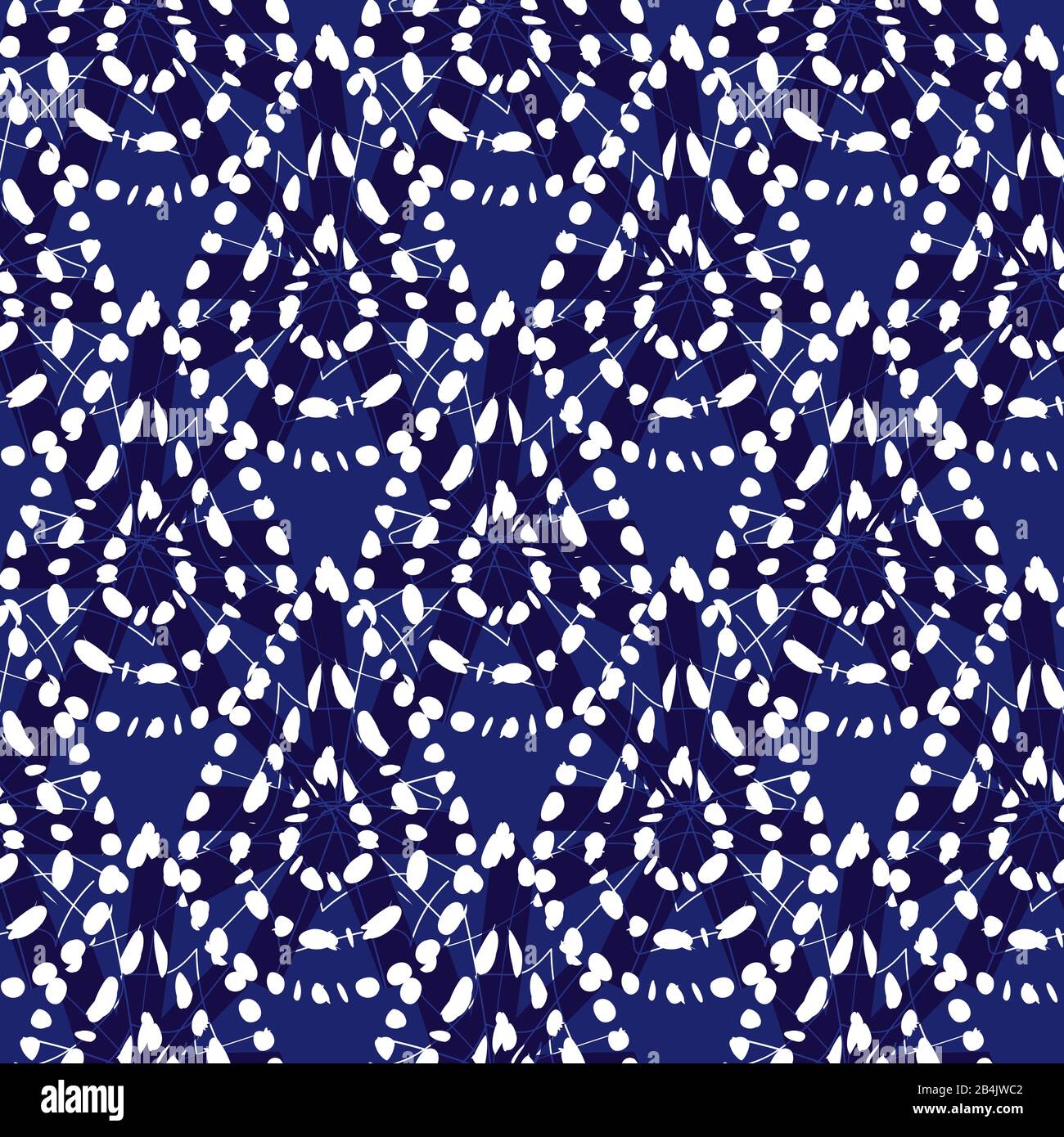 Vektorblau Shibori monochrom kompakte Tränen fallen nahtlos ab. Geeignet  für Textil, Geschenkverpackung und Tapete Stock-Vektorgrafik - Alamy