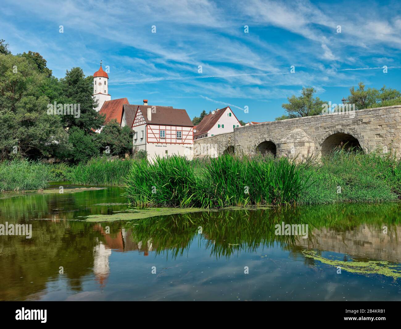 Harburg (Schwaben), Regierungsbezirk Donau-Ries, Schwaben (Bayern), Freistaat Bayern, Deutschland Stockfoto