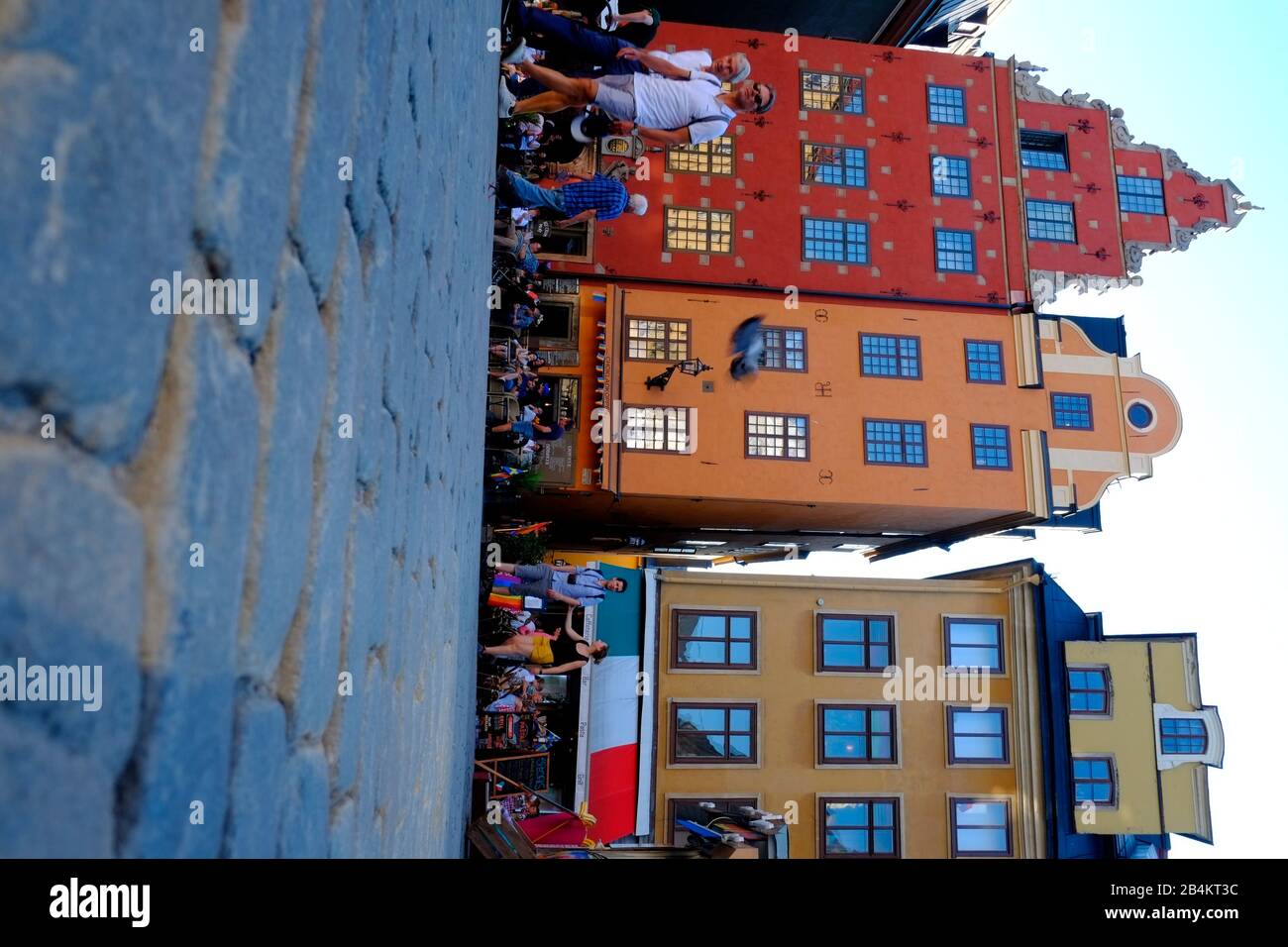 Historische Gebäude in Stortorget, Gamla Stan, Stockholmer Altstadt, UNESCO-Weltkulturerbe Stockfoto