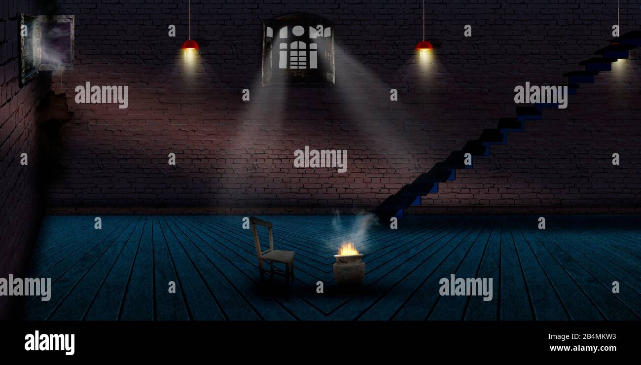 Raum, digitales Design Stockfoto