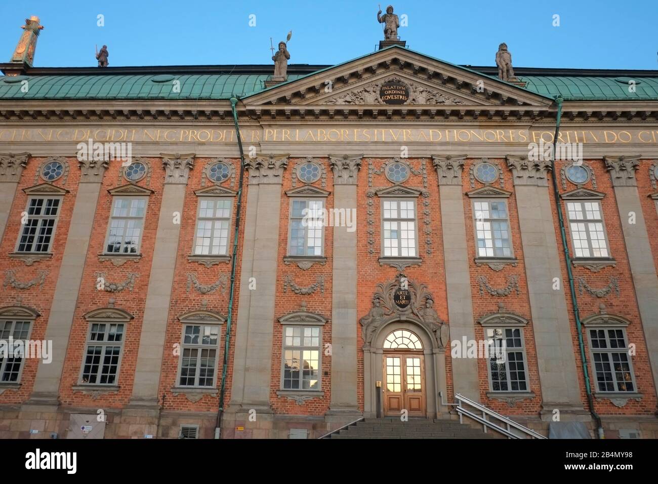 Das Haus des Adels, Riddarhuset, in Stockholm, Schweden Stockfoto