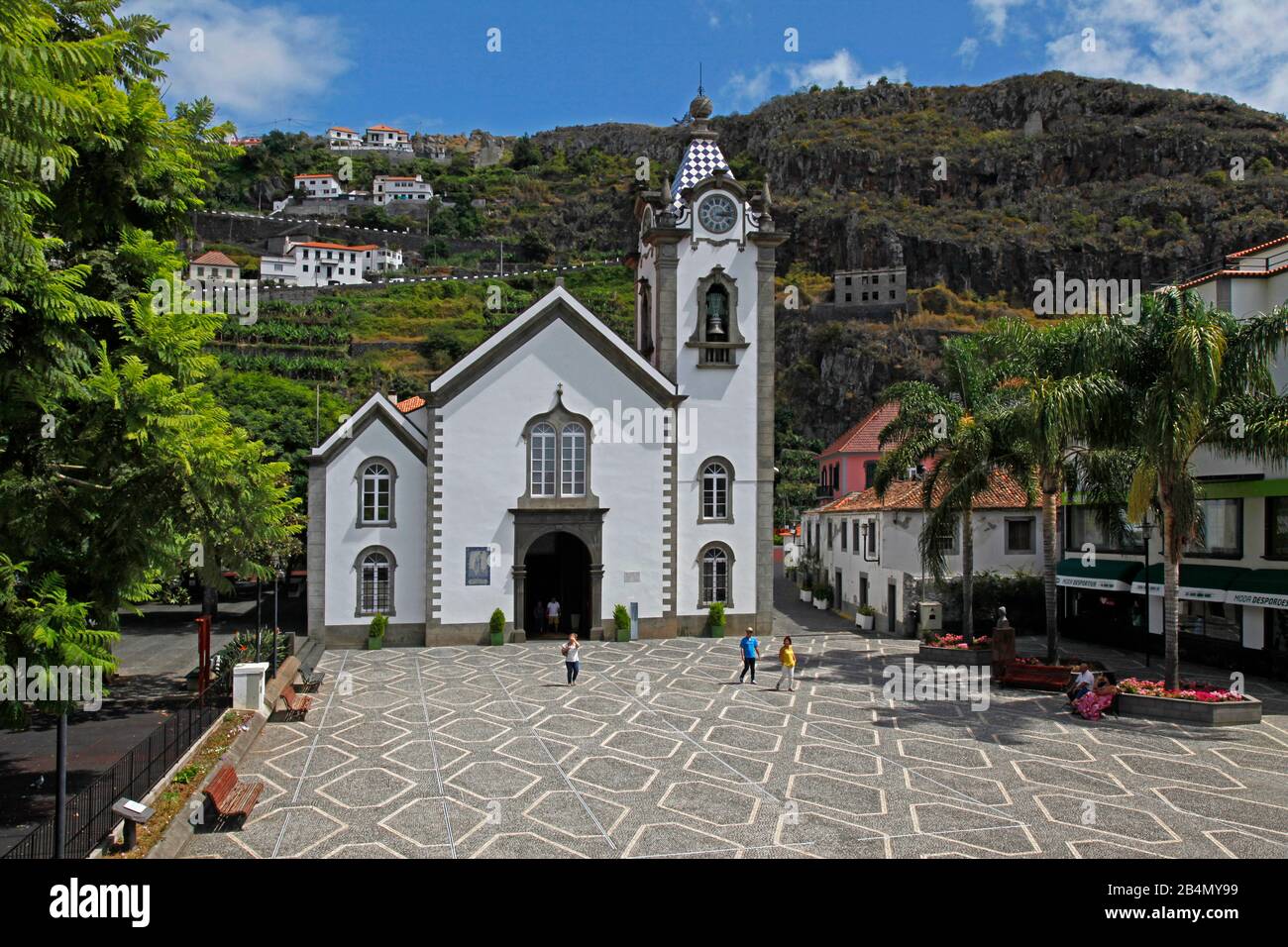 Igreja de Sao Bento Church, Ribeira Brava, Madeira, Portugal Stockfoto