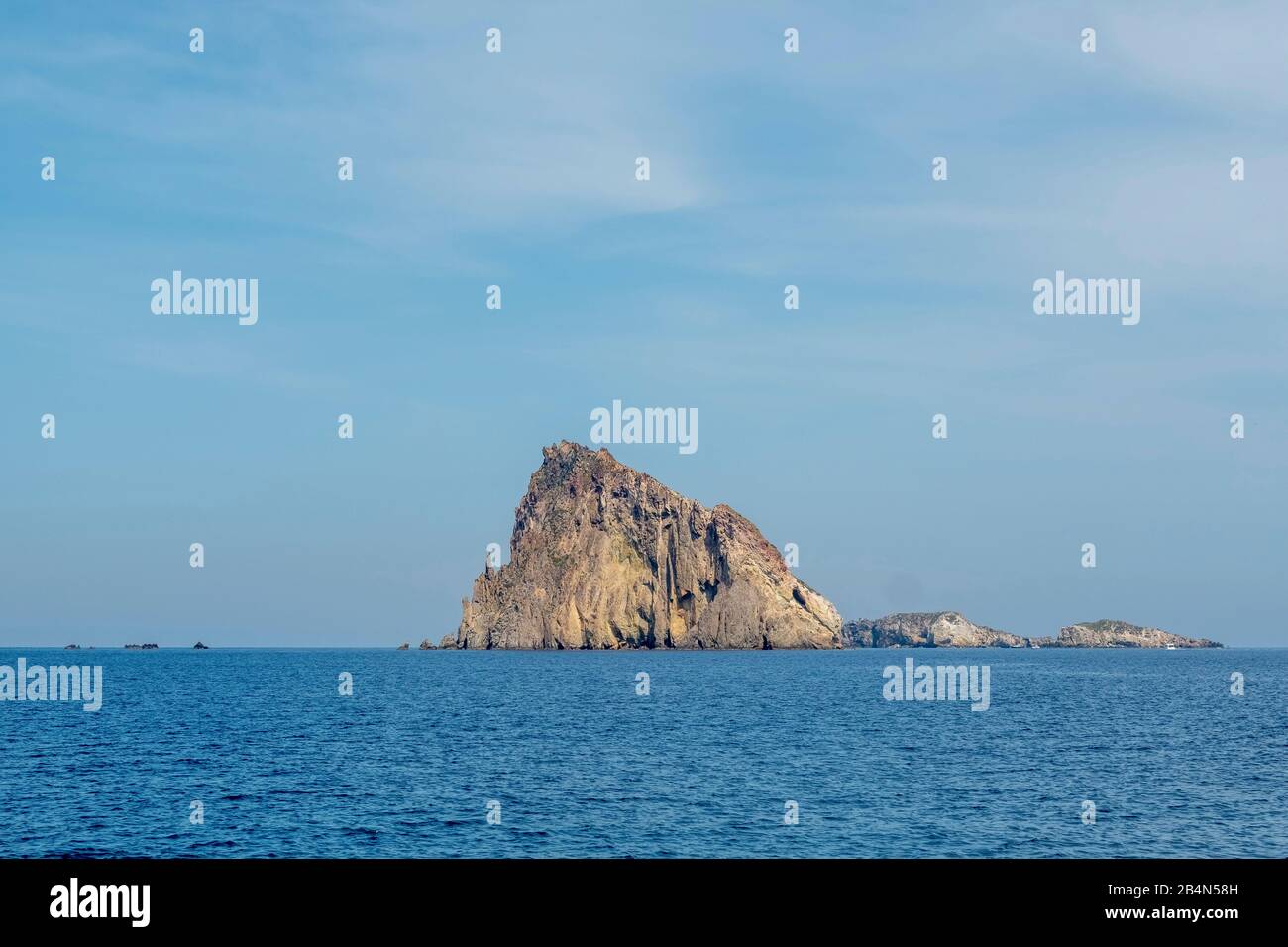 Stromboli, Panarea, Äolische Inseln, Äolische Inseln, Tyrrhenisches Meer, Süditalien, Europa, Italien Stockfoto