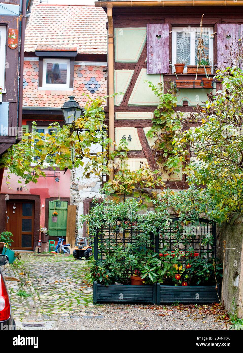 Turckheim ist eine französische Gemeinde im Elsaß. Das Departement Haut-Rhin in der Region Grand EST. Stockfoto