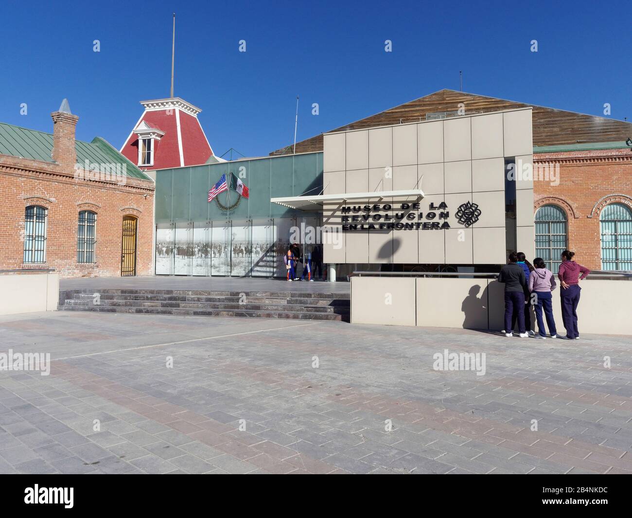 Museum der Revolution an der Grenze Mexiko - USA Stockfoto