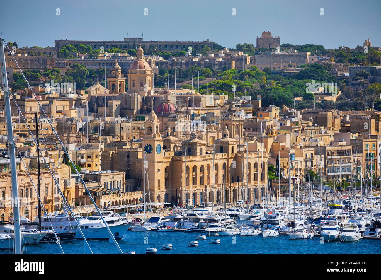 Malta, La Valeta, UNESCO-Weltkulturerbe, Birgu District Stockfoto