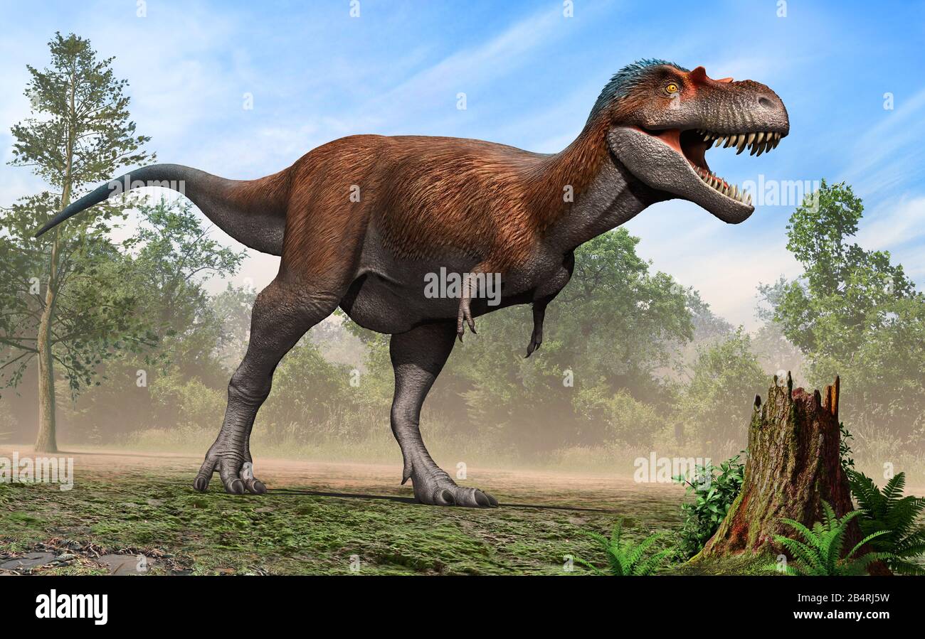 Albertosaurus Sarkophag Stockfoto