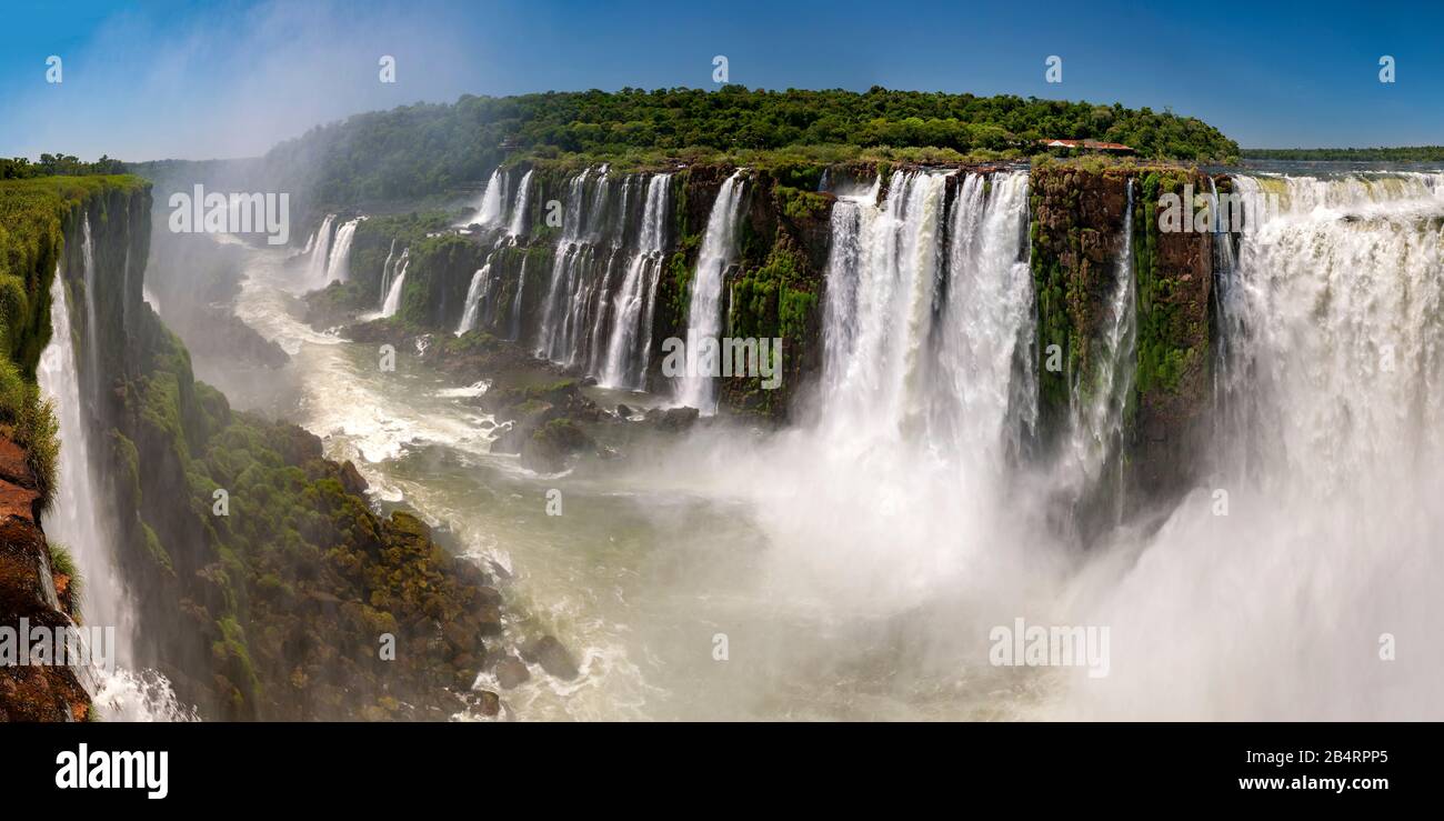 Die Iguazu Wasserfälle, Argentinien. Stockfoto