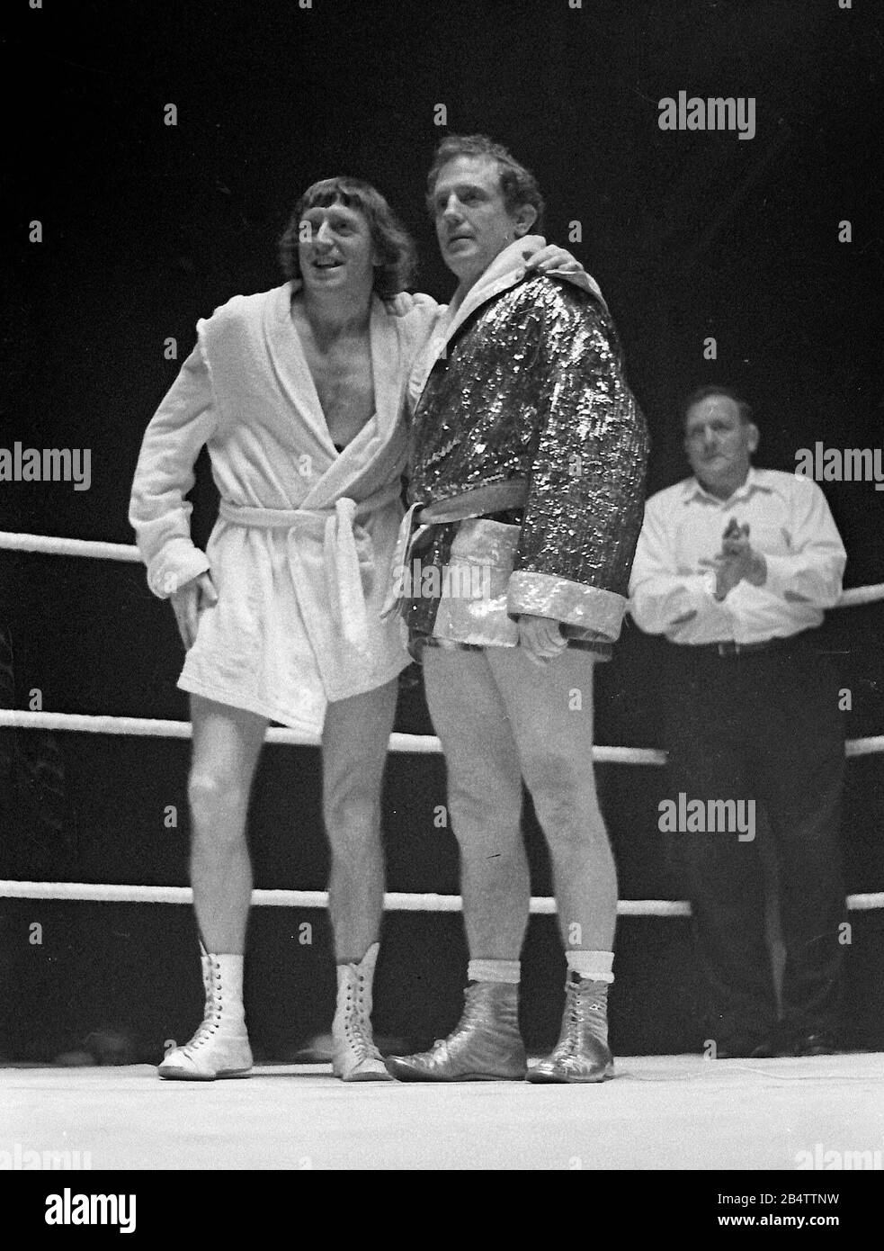 Jimmy Savile Ringkampf Stockfoto