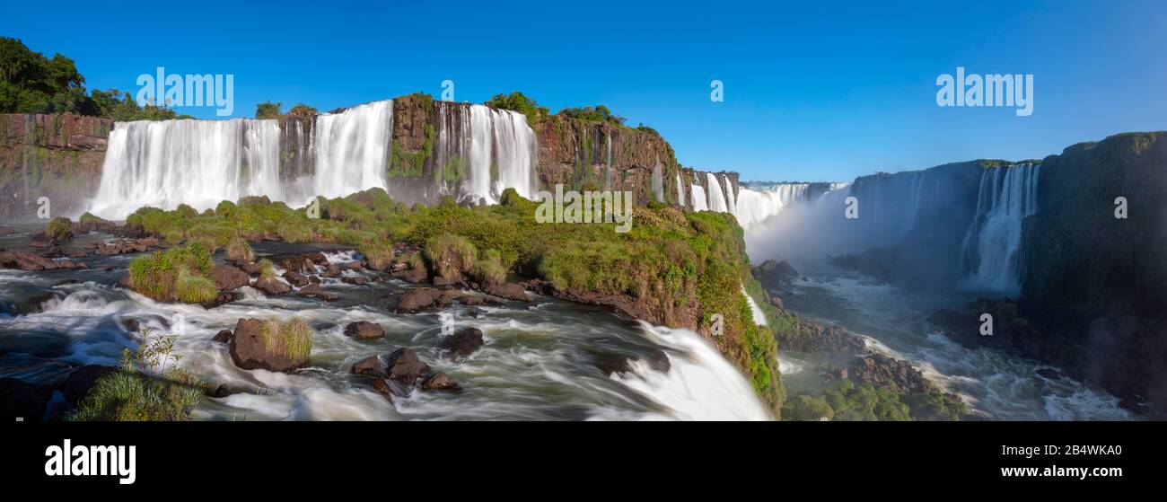 Iguacu Falls (Foz do Iguaçu), Brasilien. Stockfoto