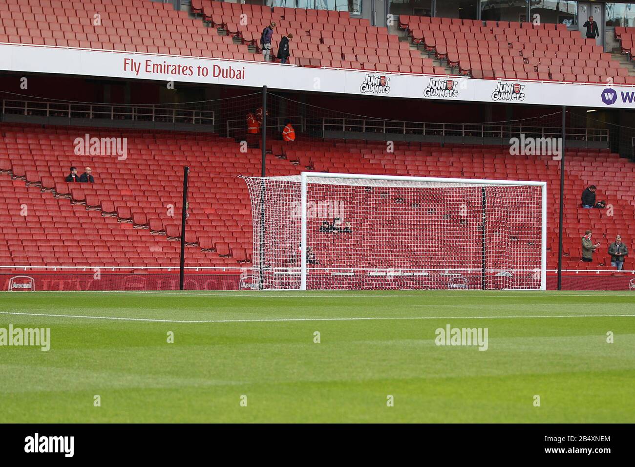 London, Großbritannien. März 2020. Eine allgemeine Bodenansicht während des Premier-League-Spiels zwischen Arsenal und West Ham United im Emirates Stadium am 7. März 2020 in London, England. (Foto von Mick Kearns/phcimages.com) Credit: PHC Images/Alamy Live News Stockfoto