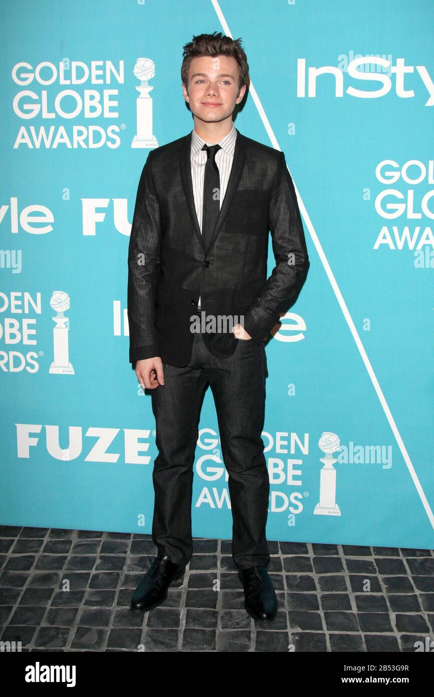 8. Dezember 2011, West Hollywood, CA, USA: Los ANGELES - DEC 8: Chris Colfer an der HFPA Und InStyle Präsentieren am 8. Dezember 2011 in West Hollywood, CA (Credit Image: © Kay Blake/ZUMA Wire) "A Night Of Firsts" im Cecconi's Stockfoto