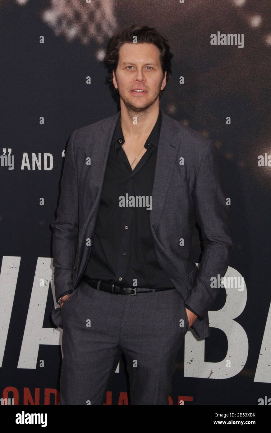 Los Angeles, USA. März 2020. Hayes MacArthur 03/01/2020 Die Weltpremiere von "The Way Back" fand im L.A. statt Live Regal Cinemas in Los Angeles, CA Credit: Cronos/Alamy Live News Stockfoto