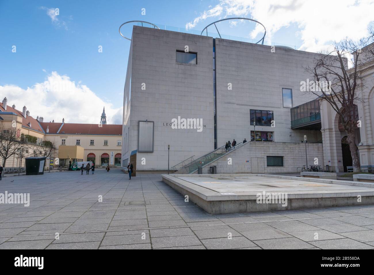 Wien, Österreich - März 2020: Das im Museumsquartier in Wien ...