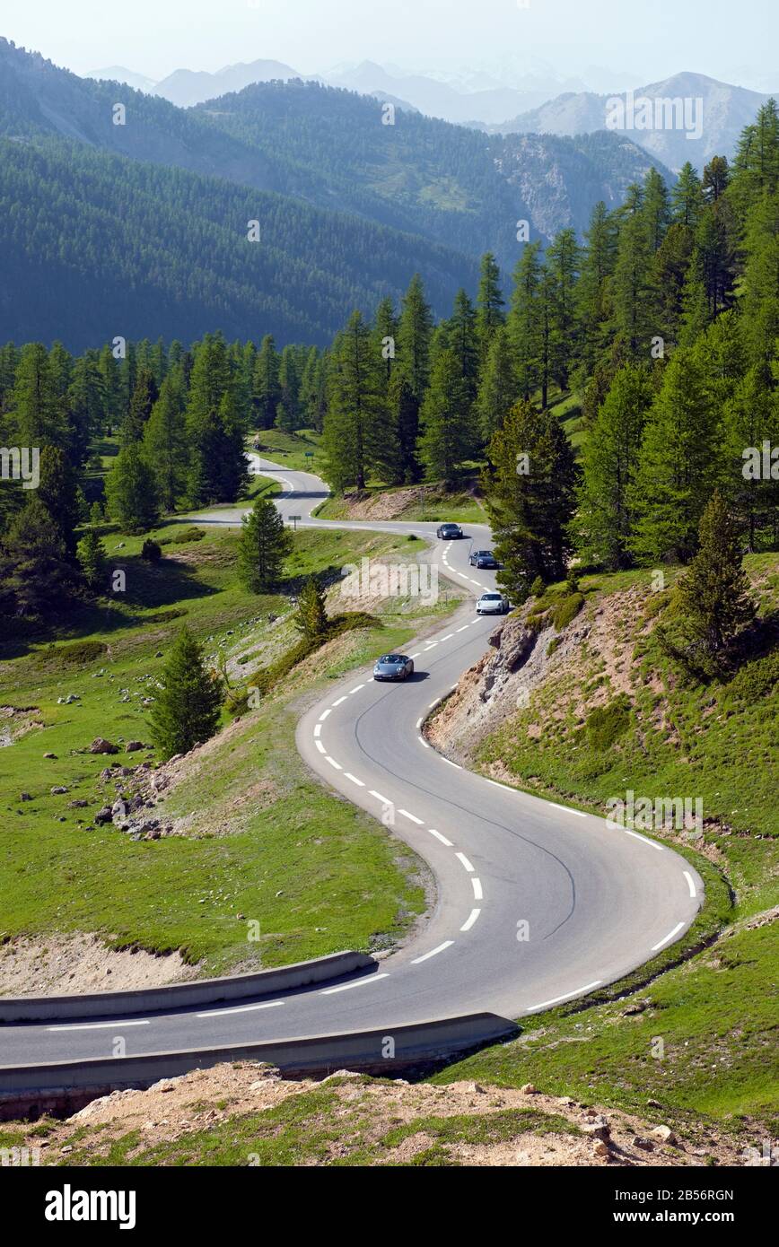 Col de l'Izoard, französische Alpen, Frankreich, Europa, Col de 'Izoard, franzöische Alpen, Frankreich, Europa Stockfoto